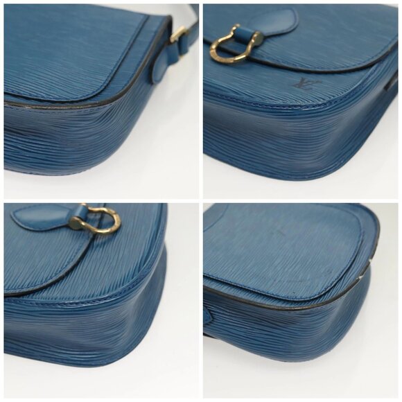 LOUIS VUITTON Epi Saint Cloud PM Shoulder Bag Blue - Picture 16 of 16